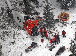 Pat Shaw's crashed helo Pat Shaw's crashed helo